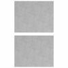 vidaXL Trappsteg Rektangul&auml;r 2 pcs Silver 50 x 40 cm Aluminium