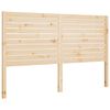 vidaXL Sänggavel 206x4x100 cm massiv furu