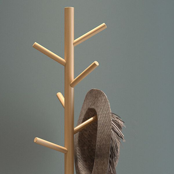 Rousseau Kl&auml;dh&auml;ngare Alba metall vit