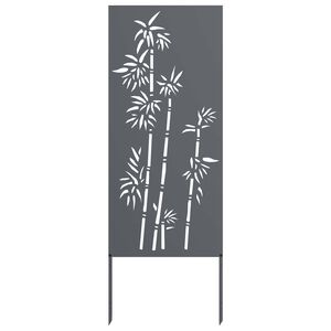 vidaXL Tr&auml;dg&aring;rds integritetssk&auml;rm Antracit 50 x 140 cm Kallvalsat st&aring;l