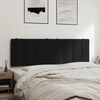 vidaXL Headboard Cushion "Hanko" Black 160 cm Velvet