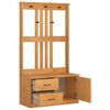 vidaXL Hallträd SANDNES 87x40x159,5cm massiv träfuru