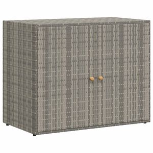 vidaXL Tr&auml;dg&aring;rdssk&aring;p gr&aring; 100x55,5x80 cm konstrotting