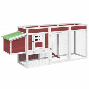 vidaXL H&ouml;nshus mocka 204x50x84 cm massiv furu