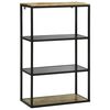 vidaXL Bokhylla 70 x 35 x 110 cm Massivt Mangotr&auml;