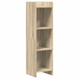 vidaXL Bokhylla Sonoma-ek 30 x 30 x 111 cm Konstruerat tr&auml;