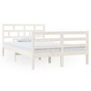 vidaXL S&auml;ngram massiv furu 120x190 cm vit