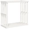 vidaXL Vedst&auml;ll vit 108x52x106 cm massiv furu