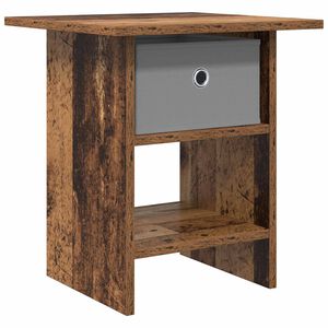 vidaXL S&auml;ngbord med l&aring;da Gammalt tr&auml; 41 x 40 x 45 cm Konstruerat tr&auml;