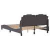 vidaXL Bed Frame "Viana" without Mattress Grey 120x200 cm Faux Leather