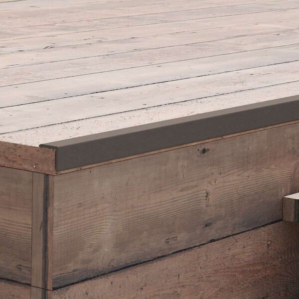 vidaXL Ytterh&ouml;rnlist 5 st WPC 170 cm m&ouml;rkbrun