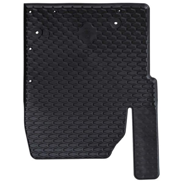 vidaXL Bilmatta 3 pcs Svart passar f&ouml;r TRANSIT CUSTOM 2023- Gummi