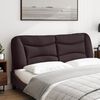 vidaXL Headboard Cushion "Hvar" Dark Brown 160 cm Fabric
