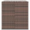 vidaXL Dynbox PE-rotting 145x100x103 cm brun