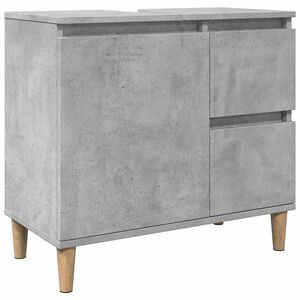 vidaXL Tv&auml;ttst&auml;llssk&aring;p betonggr&aring; 65x33x60 cm konstruerat tr&auml;
