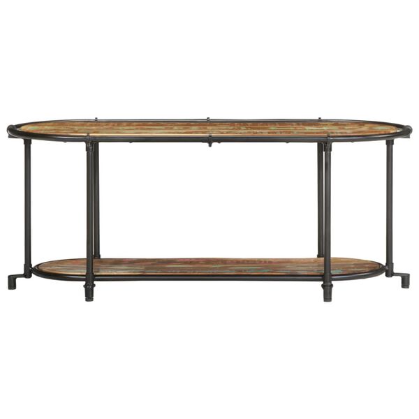 vidaXL Tv-bänk 100x42x40 cm massivt återvunnet trä