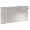vidaXL Snigelfence 50 x 3,5 x 25 cm Rostfritt st&aring;l Silver