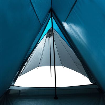 vidaXL Campingtält 3 personer blå vattentätt