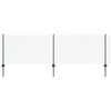vidaXL Kedjest&auml;ngsel med stolpe 10 x 0,8 m (B x H) PVC-belagda st&aring;l