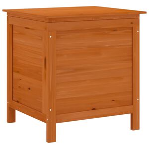 vidaXL Dynbox brun 50x49x56,5 cm massivt grantr&auml;