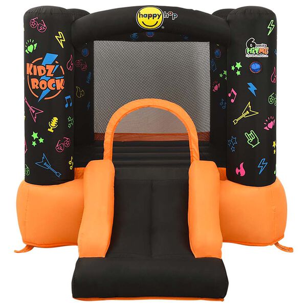 Happy Hop Uppblåsbar hoppborg med rutschkana 210x280x170 cm PVC