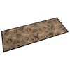 vidaXL K&ouml;ksmatta maskintv&auml;ttbar Morning brun 60x180 cm sammet