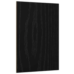 vidaXL Dekorpaneler 12 st Svart ek 30 x 42 x 0,27 cm Konstruerat tr&auml;
