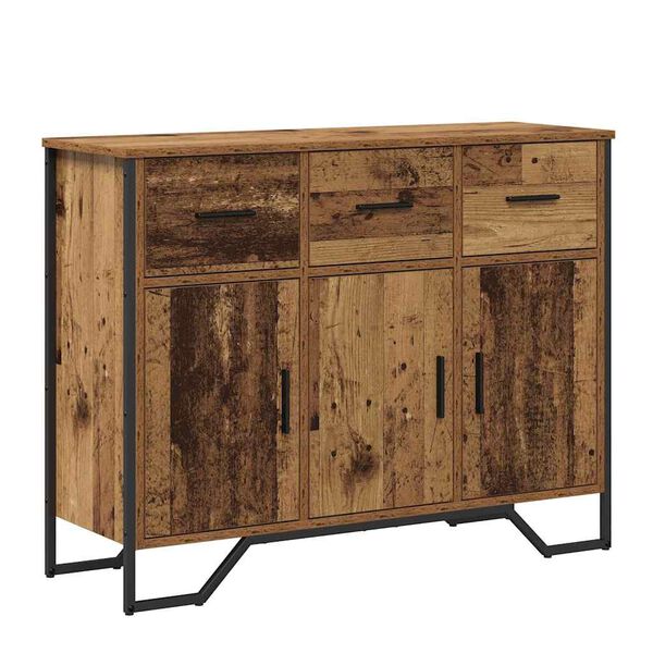 vidaXL Sideboard Gammalt tr&auml; 97 x 32.5 x 74.5 cm Konstruerat tr&auml;