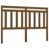 vidaXL S&auml;nggavel honungsbrun 126x4x100 cm massiv furu