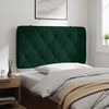 vidaXL Headboard Cushion Dark Green 100 cm Velvet