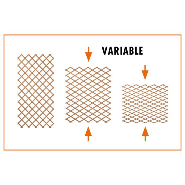 Nature Tr&auml;dg&aring;rdsspalj&eacute; 50x150 cm PVC naturlig