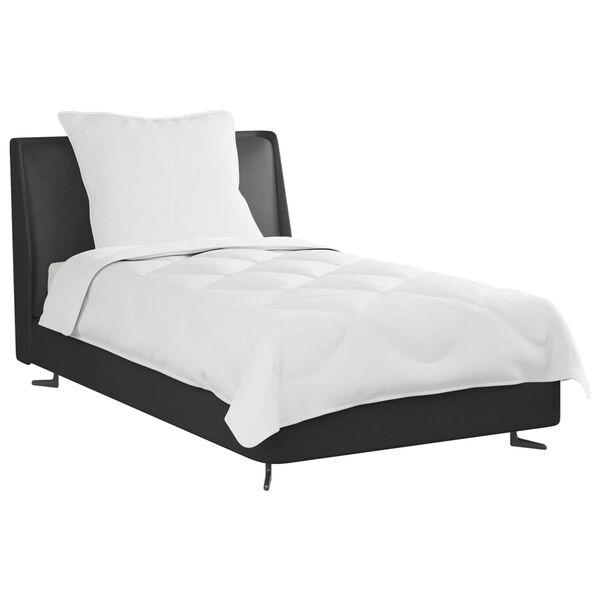 vidaXL Dunt&auml;cke med kudde 2 pcs Vit Mikrofiber