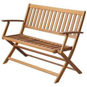 vidaXL Tr&auml;dg&aring;rdsb&auml;nk 120 cm massivt akaciatr&auml;