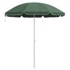 vidaXL Parasoll Gr&ouml;n 161 x 161 x 193 cm Polyester