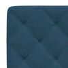 vidaXL Bed with Mattress Blue 100x200 cm Velvet