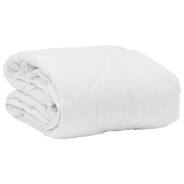 vidaXL Sommar Duvet med kudde 2 pcs Vit Mikrofiber