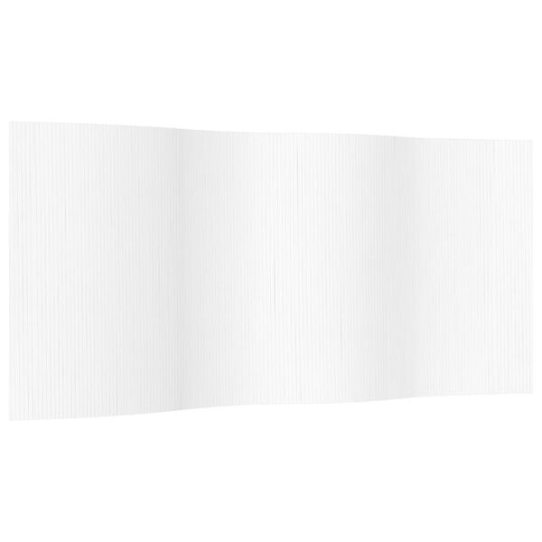 vidaXL Rumsavdelare vit bredd 400 cm h&ouml;jd 165 cm bambu