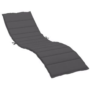 vidaXL Sols&auml;ngsdyna antracit 200x60x3 cm oxfordtyg