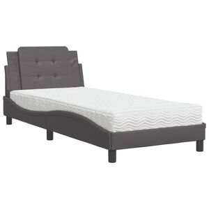 vidaXL Bed Frame without Mattress "Zadar" Black 107x203 cm Velvet