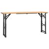 vidaXL Hopfällbart barbord 170x50x75/105 cm massiv gran