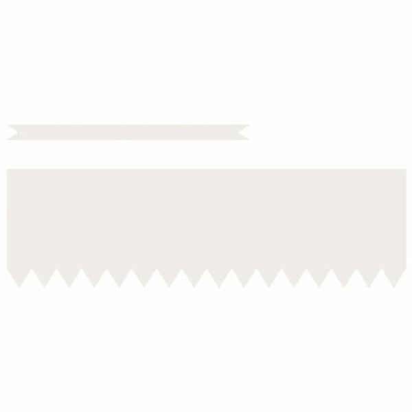 vidaXL Kant f&ouml;r gr&auml;smatta 10 pcs Vit 100 x 0,05 x 20 cm