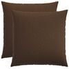 vidaXL Kasta Kudde 2 st HEERLEN Brun 55 x 55 cm Tyg