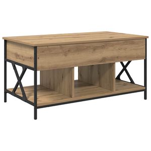 vidaXL Kaffeebord Artisan Ek 100 x 55 x 48.5 cm Konstruerat tr&auml;