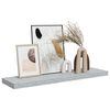 vidaXL Sv&auml;vande v&auml;gghylla betonggr&aring; 90x23,5x3,8 cm MDF