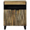 vidaXL Sideboard Brun 60 x 33 x 75 cm massivt mangotr&auml;