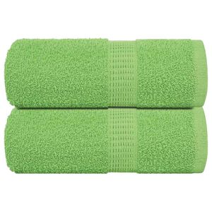 vidaXL Tv&auml;tthanddukar FROGN 2 st &auml;ppelgr&ouml;n 30x30 cm 360 gsm
