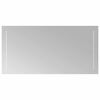 vidaXL LED Badrumsspegel Transparent 80 x 40 cm h&auml;rdat glas
