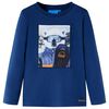 T-shirt med l&aring;nga &auml;rmar f&ouml;r barn jeansbl&aring; 92