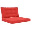 vidaXL Utomhus Soffa Kudde Polyester R&ouml;d 80 x 68,5 x 8 cm