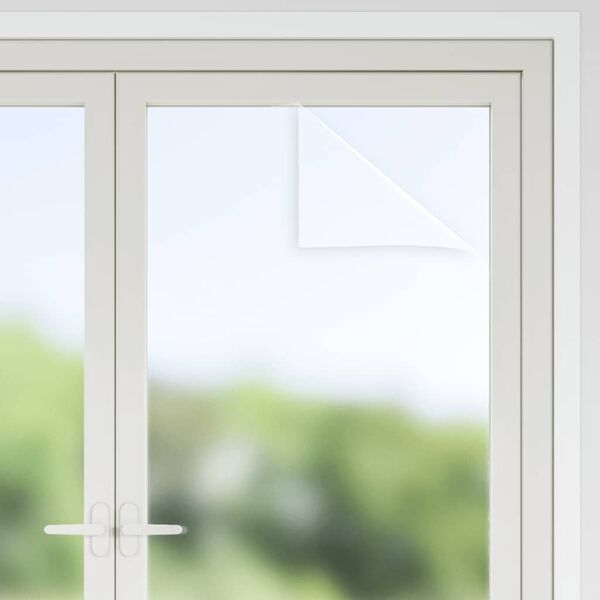 vidaXL F&ouml;nsterfilmer 5 st statisk frostad gr&aring; PVC